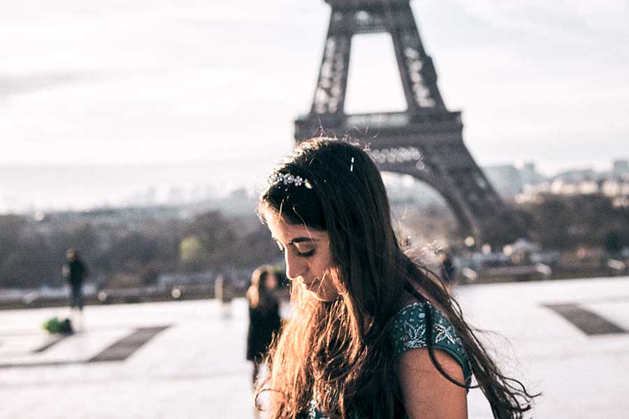 Sesion de fotos en París con retoque de color