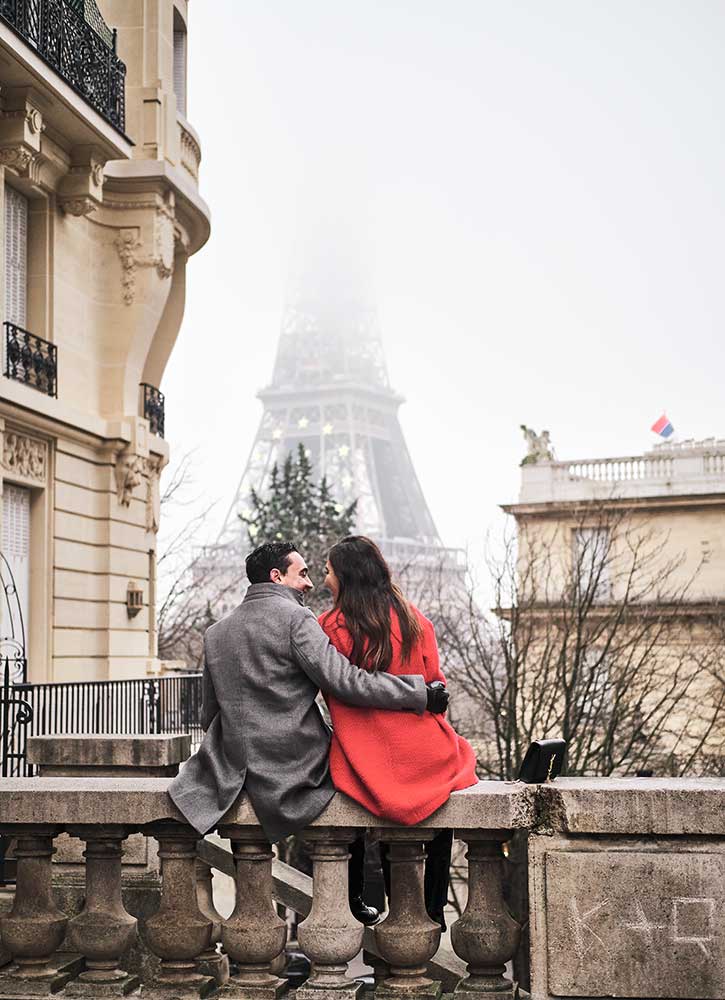 Sesión de fotos en París en Pareja Ivan Conde Ph