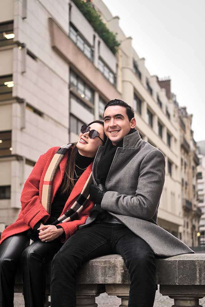 Sesión de fotos en París en Pareja Ivan Conde Ph