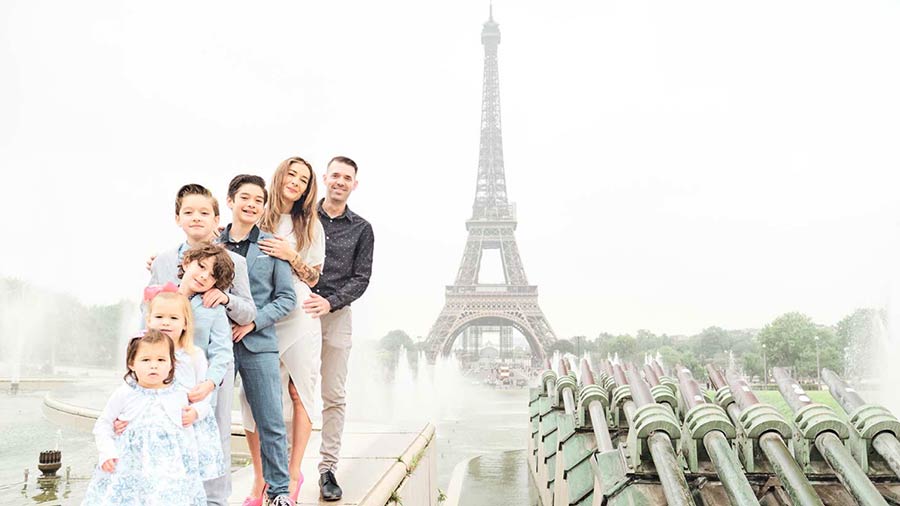 Fotografía en familia París