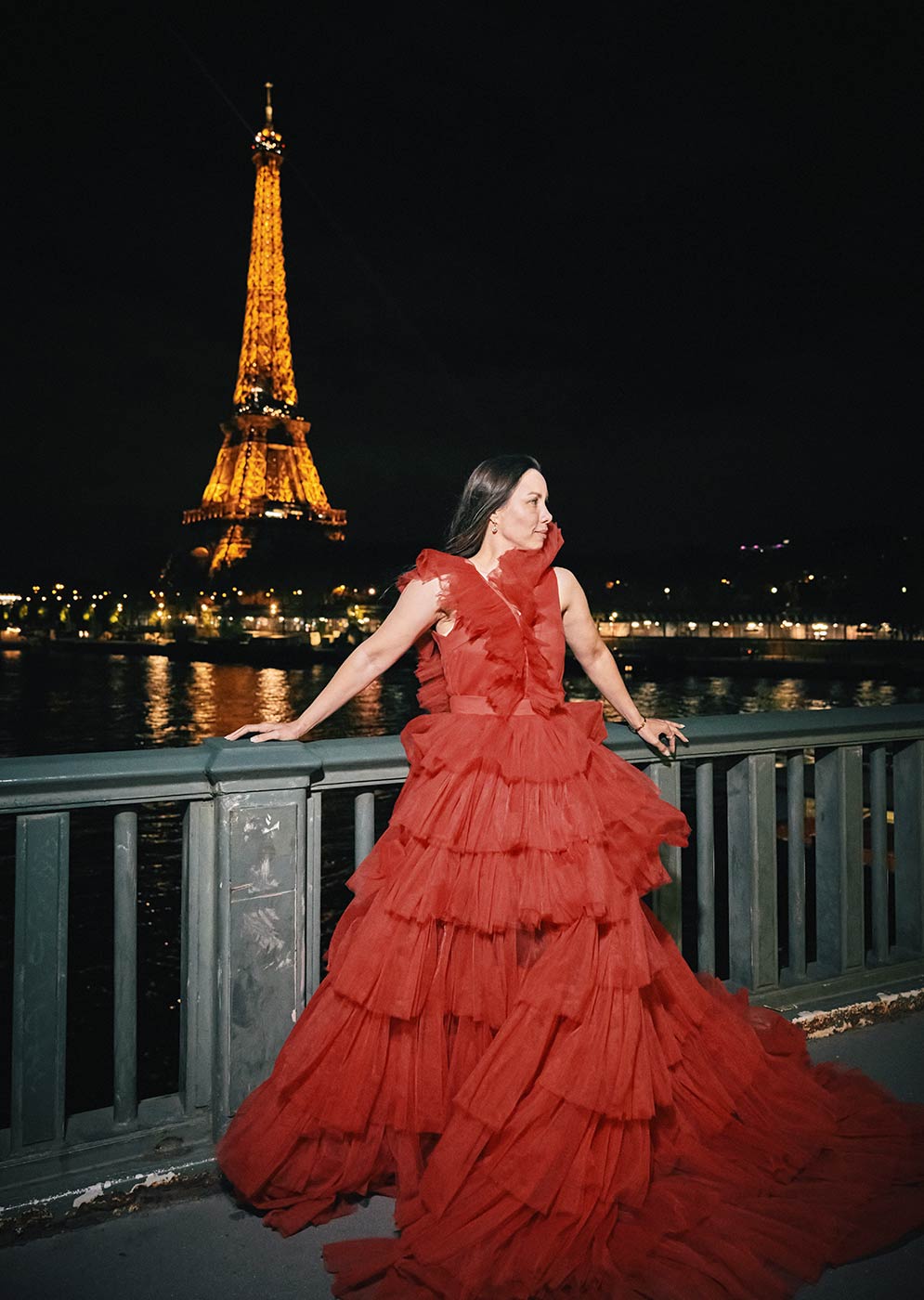 Sesión de fotos nocturna fotógrafo en París Ivan Conde Ph