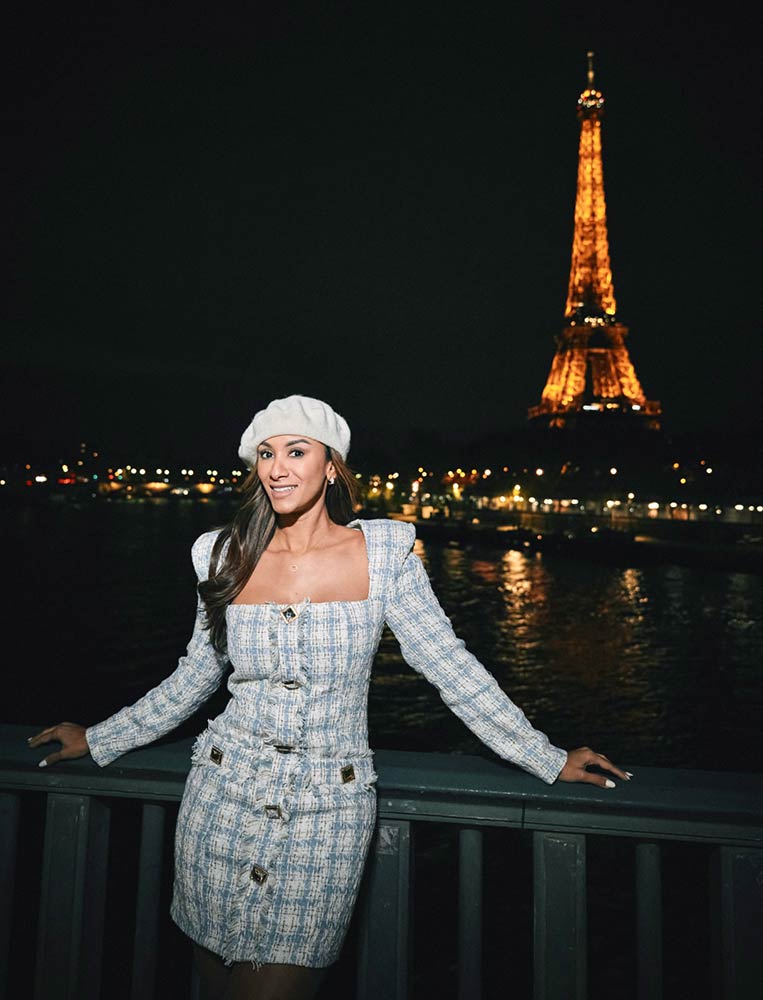 Sesión de fotos nocturna en París