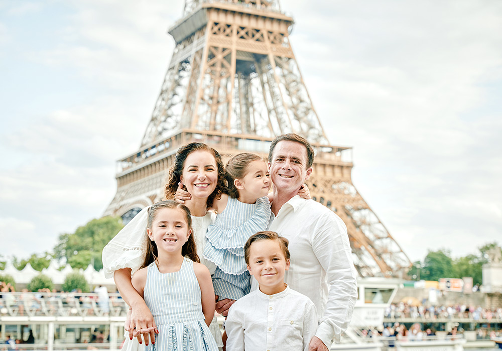 Sesión de fotos familiar en París 