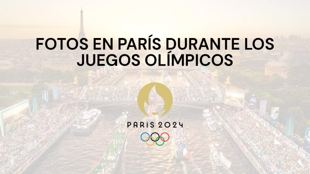 Sesión de fotos en París Juegos Olímpicos