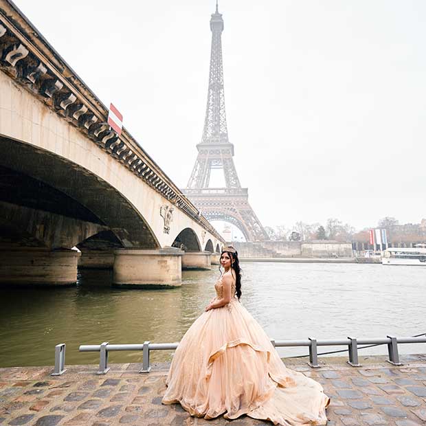 Sesión de fotos 15 años en París
