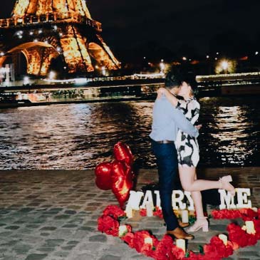 Arreglo pequeño Marry Me París